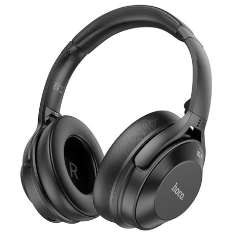 Навушники HOCO W37 Sound Active Noise Reduction BT headset | BT5.3, AUX, 33h, ANC| black