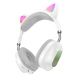 Білий навушники HOCO ESD13 Skill cat ear BT headphones | BT5.3, Type-C, 7h