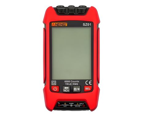 Кишеньковий цифровий мультиметр Aneng SZ01 з функцією True RMS, NCV, автовизначенням і ліхтариком