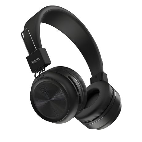 Наушники Bluetooth HOCO Promise W25 |MicroSD/AUX support| black Наушники Bluetooth HOCO Promise W25 |MicroSD/AUX support| black