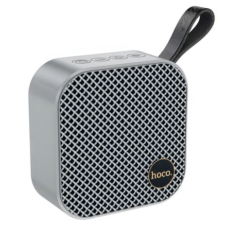 Беспроводная колонка HOCO HC22 |BT5.2, AUX/TF/USB/FM, 4h| серая Беспроводная колонка HOCO HC22 |BT5.2, AUX/TF/USB/FM, 4h| серая