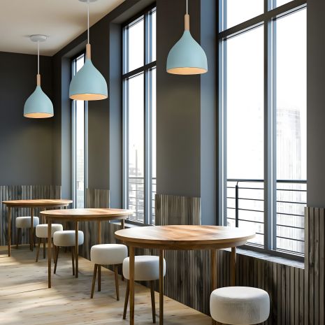 Подвесная люстра Sirius B, модель N5655/1H BK+BLUE