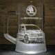 Бокал для пива Skoda Roomster с гравировкой - подарок для автолюбителя