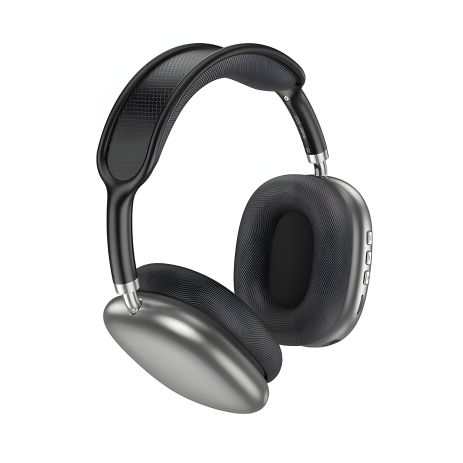 Bluetooth Стерео Гарнітура Borofone BO22 |BT5.3, AUX/TF, 12h, 400 mAh| Темно-сірий Bluetooth Стерео Гарнітура Borofone BO22 |BT5.3, AUX/TF, 12h, 400 mAh| Темно-сірий