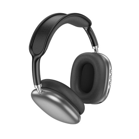 Bluetooth Стерео Гарнітура Borofone BO22 |BT5.3, AUX/TF, 12h, 400 mAh| Темно-сірий Bluetooth Стерео Гарнітура Borofone BO22 |BT5.3, AUX/TF, 12h, 400 mAh| Темно-сірий