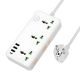 Сетевое зарядное устройство удлинитель Hoco AC7A 3 USB/Type-C 3 розетки 1.5m белый Сетевое зарядное устройство удлинитель Hoco AC7A 3 USB/Type-C 3 розетки 1.5m белый