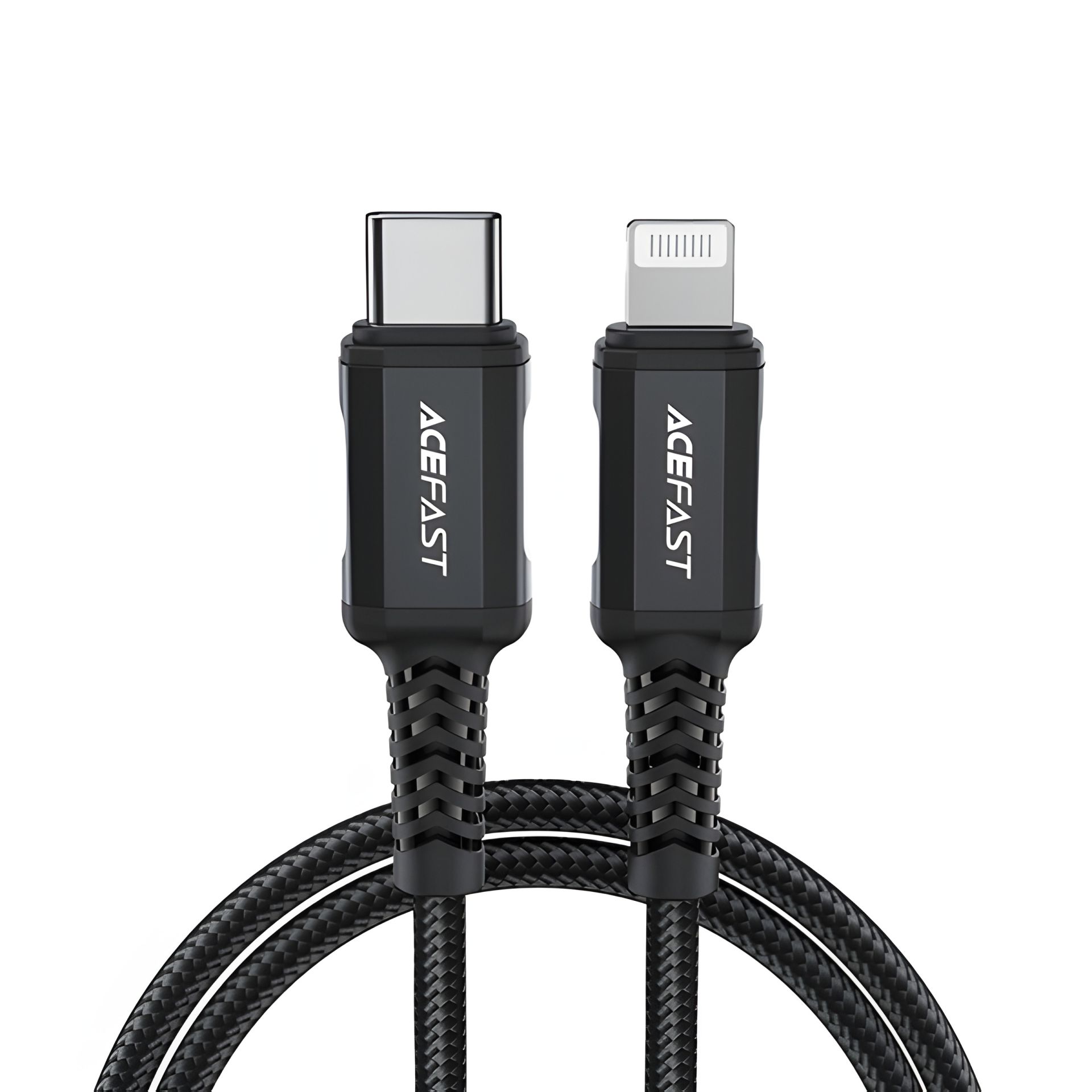 Кабель Acefast C4-01 Type-C to Lightning PD 30W 1.8m черный Кабель Acefast C4-01 Type-C to Lightning PD 30W 1.8m черный