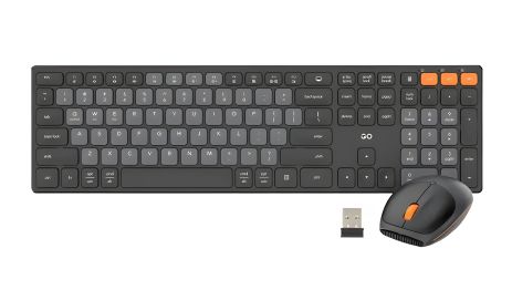 Комплект клавиатура и мышь беспроводной Fantech Go WK895 черный