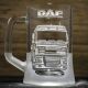 Подарок для водителя-дальнобойщика - бокал для пива с гравировкой DAF