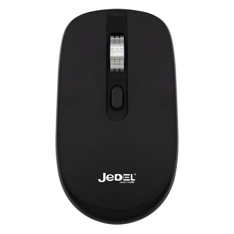 Миша бездротова Jedel WD100, 2.4 GHz, 800-1600 DPI, 2хААА, чорна Миша бездротова Jedel WD100, 2.4 GHz, 800-1600 DPI, 2хААА, чорна