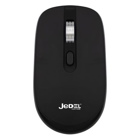 Мышь беспроводная Jedel черная WD100