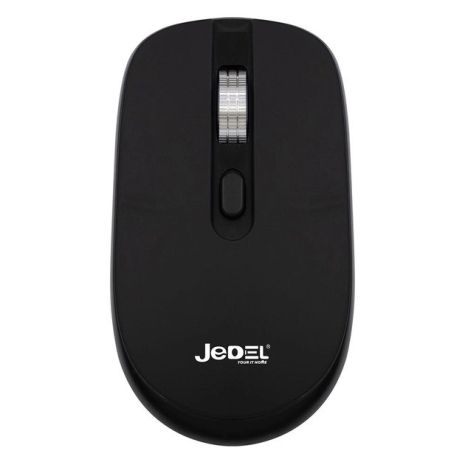 Мышь беспроводная Jedel черная WD100