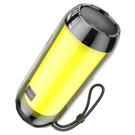 Бездротова колонка Borofone BR25, BT5.3, FM, AUX, USB, TF, 5W, 1200mAh, 2h зі світломузикою чорна