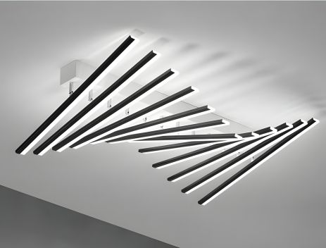 Світлодіодна люстра VALESO V G4061-12 BK з поворотним механізмом Світлодіодна люстра VALESO V G4061-12 BK з поворотним механізмом