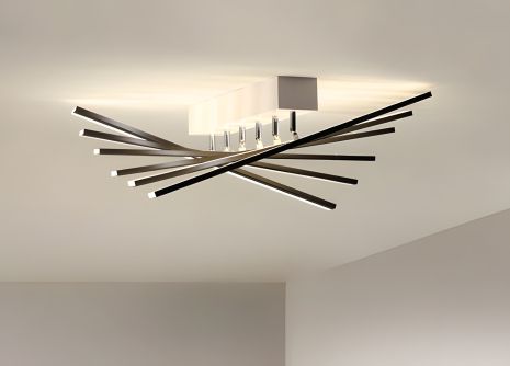 Люстра светодиодная Valeso V G4061-6 BK Черная с вращением Люстра светодиодная Valeso V G4061-6 BK Черная с вращением