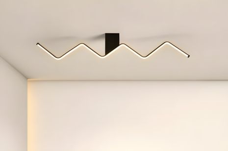 Чёрная светодиодная потолочная люстра VALESO V G4049 BK