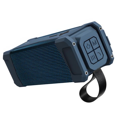 Бездротова колонка Hoco HC6 IPX5 | TWS, BT, AUX, FM, TF, USB | темно-синя Бездротова колонка Hoco HC6 IPX5 | TWS, BT, AUX, FM, TF, USB | темно-синя