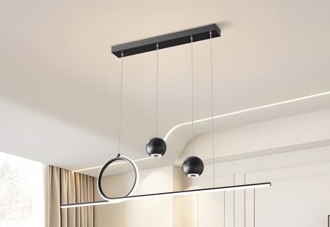 Подвесная люстра VALESO V G4091 BK (черная)