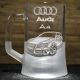 Пивной бокал с гравировкой Audi A4 SandDecor