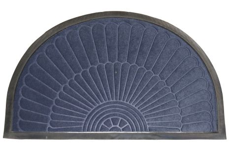 Вхідний килимок напівкруглий з бортом 50x80 см 2182/4