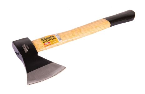 Топор весом 1000 г с деревянной рукояткой и полимерной защитой 480 мм MASTERTOOL 05-0130