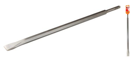Плоске зубило SDS-PLUS 400х20х14 мм з переможною напайкою MASTERTOOL 1-21-400 Плоске зубило SDS-PLUS 400х20х14 мм з переможною напайкою MASTERTOOL 1-21-400