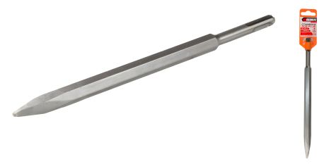 Зубило пика SDS-PLUS 250х14 мм с победитом MASTERTOOL 1-01-250