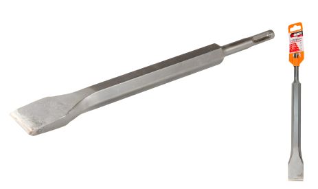 Зубило плоске SDS-PLUS 250х30х17 мм з твердосплавною напайкою MASTERTOOL 1-31-250