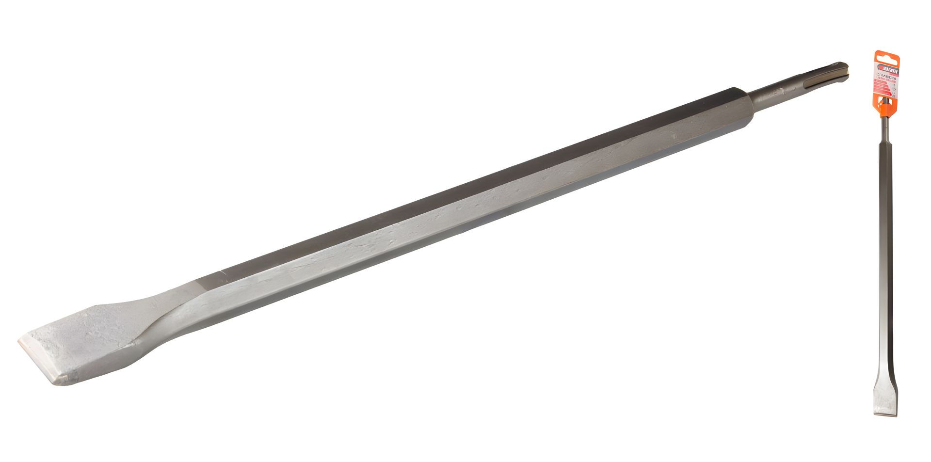 Плоске зубило SDS-PLUS 400х30х17 мм з переможною напайкою MASTERTOOL 1-31-400 Плоске зубило SDS-PLUS 400х30х17 мм з переможною напайкою MASTERTOOL 1-31-400