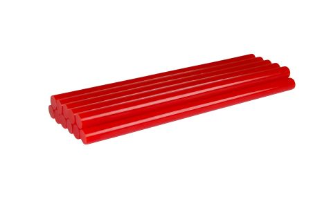 Клеевые стержни 11.2х200 мм, 12 шт, красные MASTERTOOL 42-1158