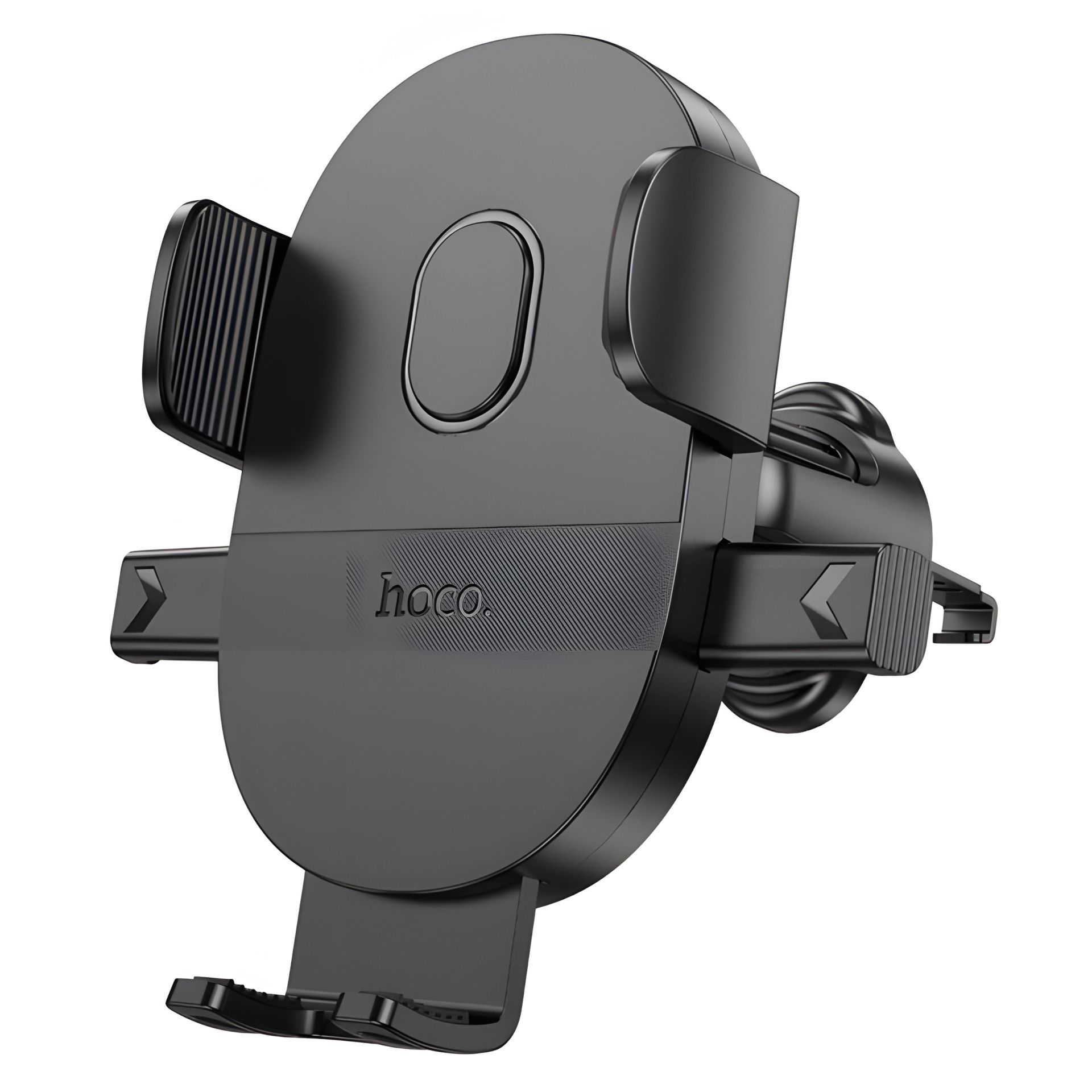 Автотримач Hoco H18 Mighty one-button car holder(air outlet) чорний Автотримач Hoco H18 Mighty one-button car holder(air outlet) чорний