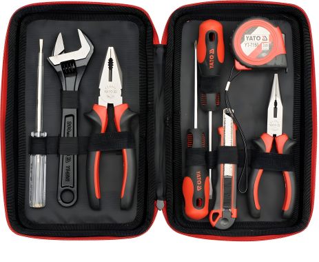 Інструментів набір у футлярі, 8 шт. Yato YT-3906 Інструментів набір у футлярі, 8 шт. Yato YT-3906