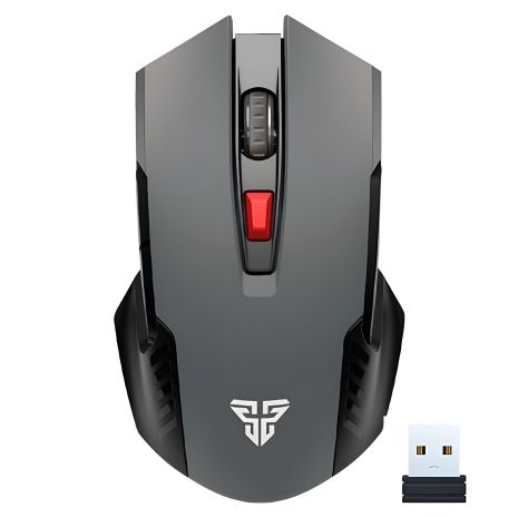 Бездротова ігрова миша Fantech WG10 Raigor II, 800-2000DPI, 2.4GHz, 1xAA, Сірий Бездротова ігрова миша Fantech WG10 Raigor II, 800-2000DPI, 2.4GHz, 1xAA, Сірий