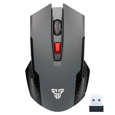 Ігрова бездротова миша Fantech WG10 Raigor II, 800-2000DPI, 2.4GHz, 1xAA, Сірий