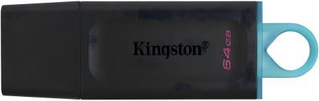 Черно-теал Kingston DT Exodia 64GB USB Flash Drive 3.2