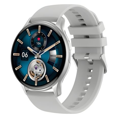 Смарт годинник Hoco Y15 BT 5.1, Track, HeartRate, IP68, BT5.0, 260mAh, 5-7d, Срібний Смарт годинник Hoco Y15 BT 5.1, Track, HeartRate, IP68, BT5.0, 260mAh, 5-7d, Срібний