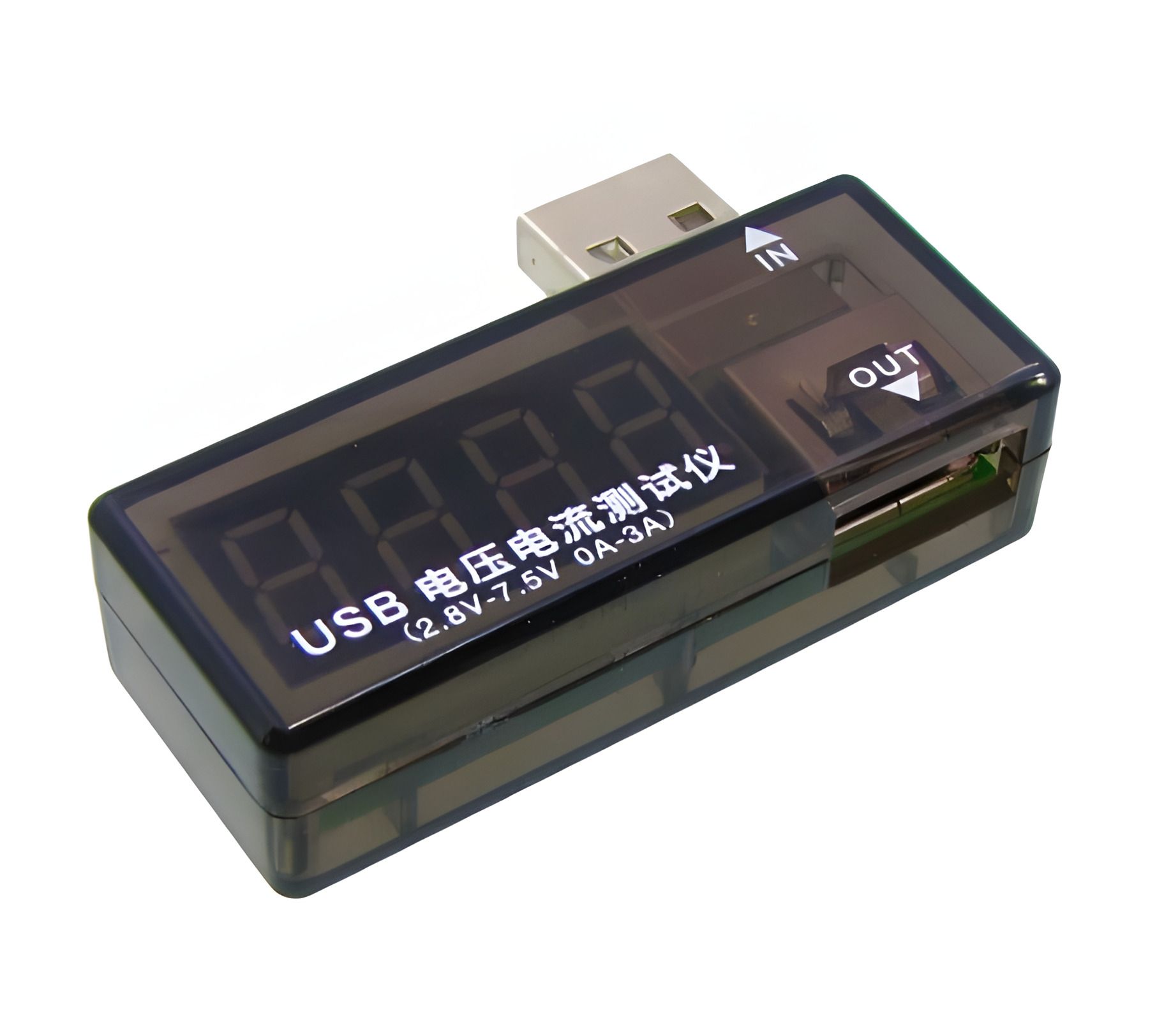 USB Тестер Aida A-3333 для измерения напряжения и тока при зарядке мобильного устройства USB Тестер Aida A-3333 для измерения напряжения и тока при зарядке мобильного устройства