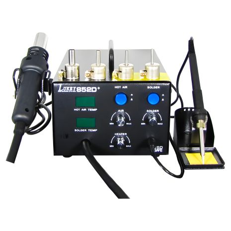 Паяльна станція LUKEY 852D+FAN, фен, паяльник Паяльна станція LUKEY 852D+FAN, фен, паяльник