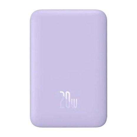 Повербанк Baseus Magnetic Mini wireless quick charging 10000mAh 20W Purple PPCX110105