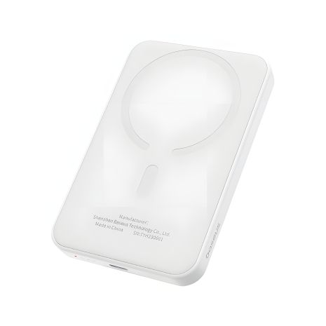 Повербанк Baseus Magnetic Mini Wireless Fast Charge 5000 mAh 20W White P10022107223-00