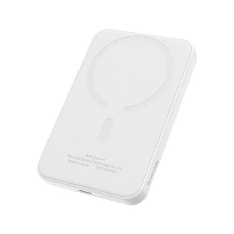 Повербанк Baseus Magnetic Mini Wireless Fast Charge 5000 mAh 20W White P10022107223-00