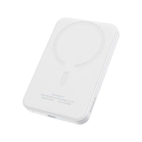 Повербанк Baseus Magnetic Mini Wireless Fast Charge 5000 mAh 20W White P10022107223-00