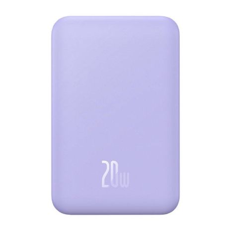 Повербанк Baseus Magnetic Mini Wireless Fast Charge 20000 mAh 20W Purple PPCX150005