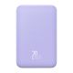 Повербанк Baseus Magnetic Mini Wireless Fast Charge 20000 mAh 20W Purple PPCX150005