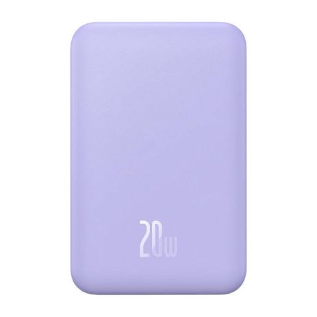 Повербанк Baseus Magnetic Mini Wireless Fast Charge 20000 mAh 20W Purple PPCX150005