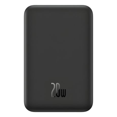 5000 mAh Black Baseus Magnetic Mini Wireless Fast Charge повербанк 20W P10022107113-00