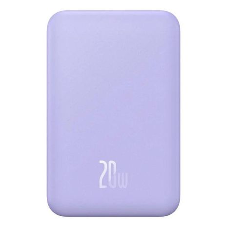 Повербанк Baseus Magnetic Mini Wireless Fast Charge 5000 mAh 20W Purple P10022107513-00