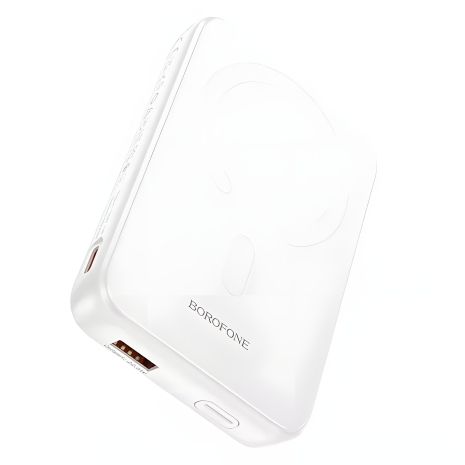 УМБ BOROFONE BJ47 Quick PD20W magnetic power bank 10000mAh біла