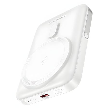 Універсальний мобільний банк BOROFONE BJ51 Kody PD20W, магнітний, 5000mAh, білий