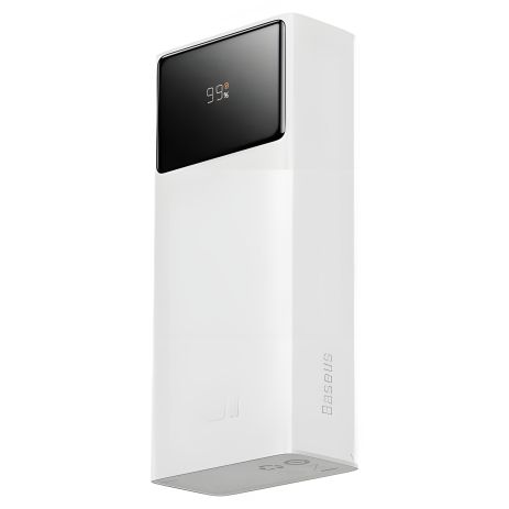 30000 mAh White Baseus Star-Lord Digital Display Fast Charge повербанк 22.5W PPXJ080102